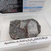 ESPECIMENES DE APOFILITA (K,Na)Ca4Si8O20(OH,F)·8H2O - Imagen 3