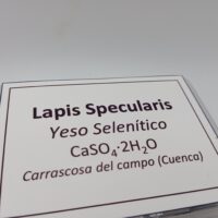 LAPIS SPECULARIS. YESO SELENÍTICO (CaSO4·2H2O) - Imagen 2